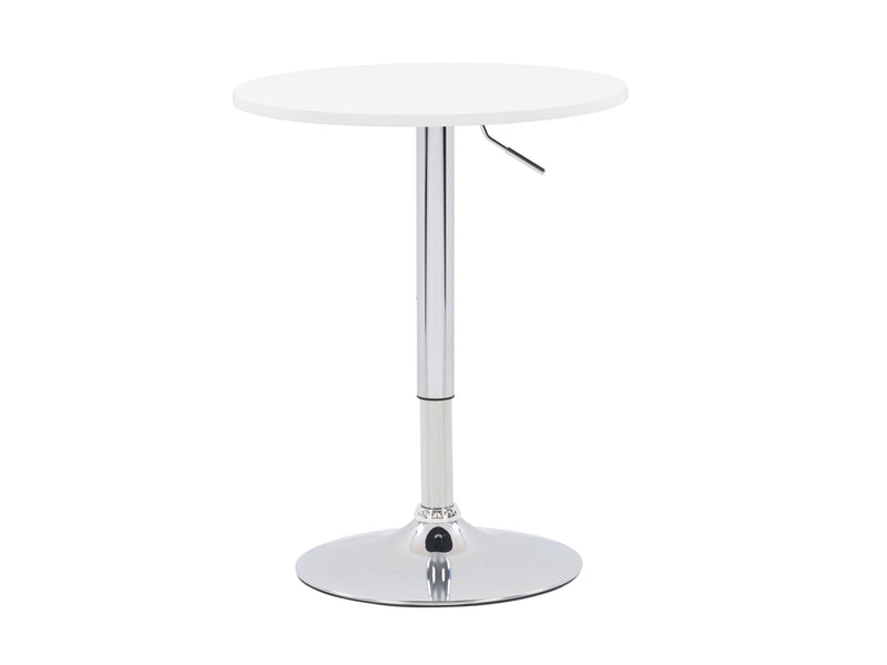 white Adjustable Height Black Bar Table Maya Collection product image by CorLiving
