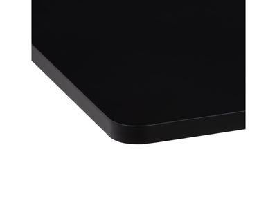 black Adjustable Height Square Bar Table Maya Collection detail image by CorLiving#color_black