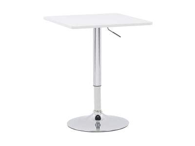 white Adjustable Height Square Bar Table Maya Collection product image by CorLiving#color_white