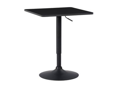 black Adjustable Height Square Bar Table Maya Collection product image by CorLiving#color_black-and-black