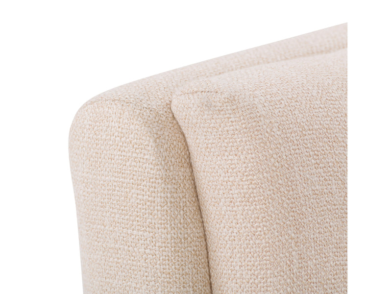 beige and dark brown Cushioned Bar Stools Set of 2 Leilani Collection detail image by CorLivin