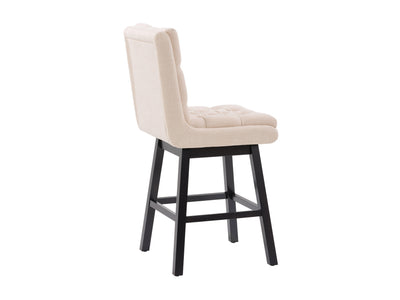 beige and dark brown Cushioned Bar Stools Set of 2 Leilani Collection product image by CorLivin#color_dpt-beige
