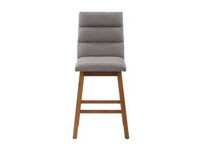 light grey and brown Wood Bar Stools Set of 2 Lilibet Collection product image by CorLiving#color_dpt-grey