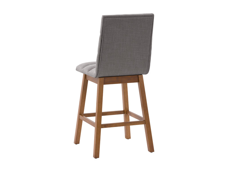 light grey and brown Wood Bar Stools Set of 2 Lilibet Collection product image by CorLiving