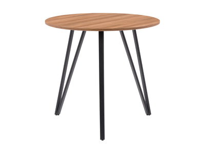 brown Small Round Dining Table Ezra Collection product image by CorLiving#color_brown