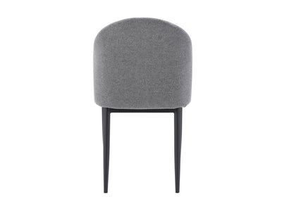 grey Curved Dining Chairs, Set of 2 Nyla Collection product image by CorLiving#color_grey