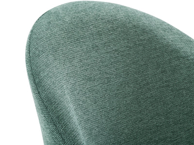 dark green Curved Dining Chairs, Set of 2 Nyla Collection detail image by CorLiving#color_dark-green