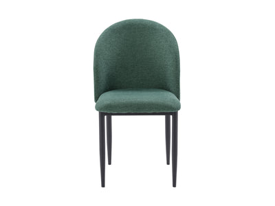 dark green Curved Dining Chairs, Set of 2 Nyla Collection product image by CorLiving#color_dark-green