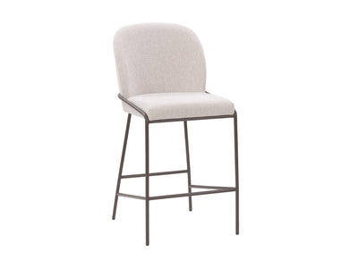 light grey Metal Bar Stool Blakeley Collection product image by CorLiving#color_blakeley-light-grey