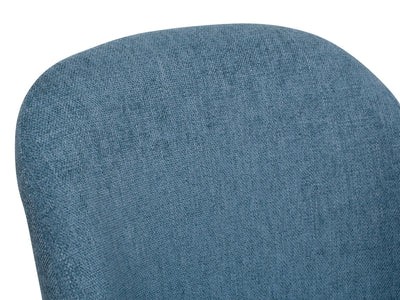 blue High Back Upholstered Dining Chairs, Set of 2 Blakeley Collection detail image by CorLiving#color_blakeley-blue