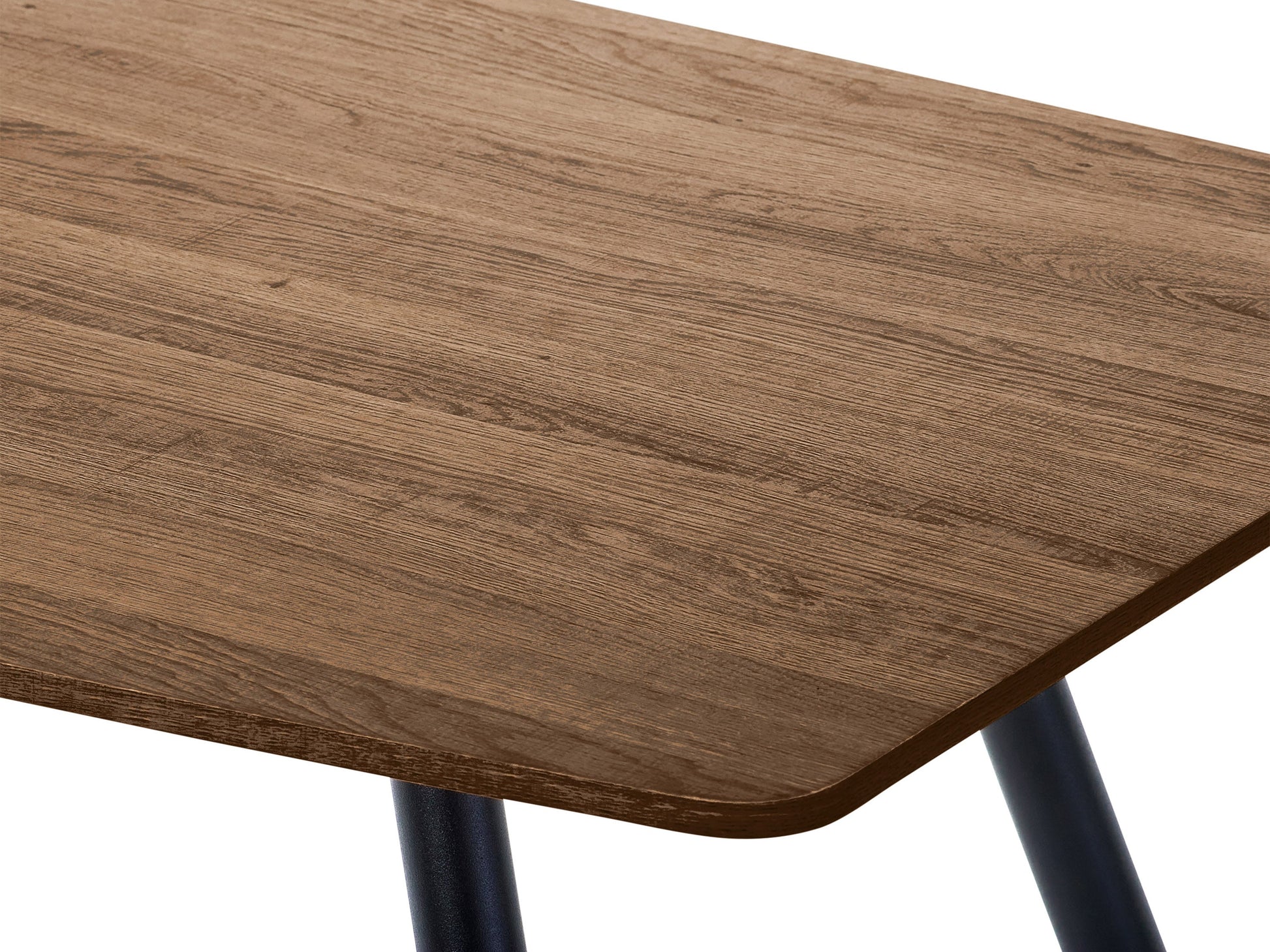 Modern round dining table with sleek white tabletop, supported by a sturdy wooden base with natural wood grain finish, ideal for small spaces and contemporary interiors.