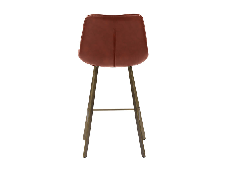 brown Farmhouse Bar Stools Set of 2 Christoff Collection product image by CorLiving
