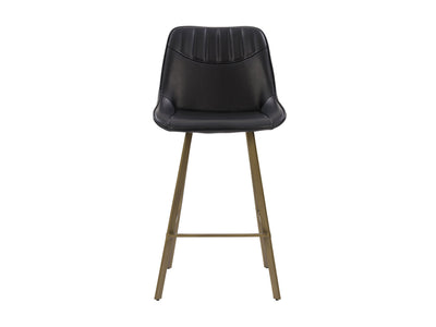 black Farmhouse Bar Stools Set of 2 Christoff Collection product image by CorLiving#color_black