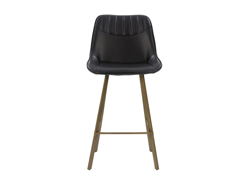 black Farmhouse Bar Stools Set of 2 Christoff Collection product image by CorLiving