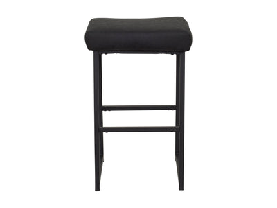 black Backless Bar Stools Set of 2 Milo Collection product image by CorLiving#color_black