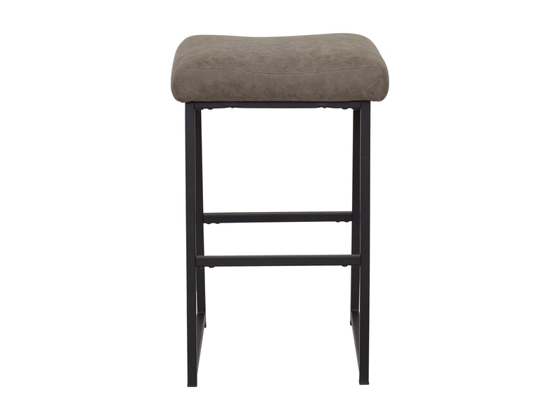 grey taupe Backless Bar Stools Set of 2 Milo Collection product image by CorLiving