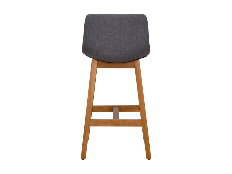 grey Wood Bar Stools Set of 2 Nora Collection product image by CorLiving