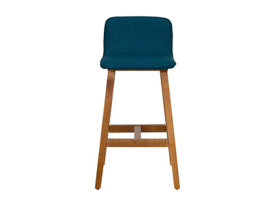 blue Wooden Bar Stools Set of 2 Bennett Collection product image by CorLiving#color_blue