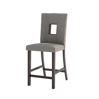 grey Counter Height Dining Chairs Set of 2 Rae Collection product image by CorLiving#color_grey