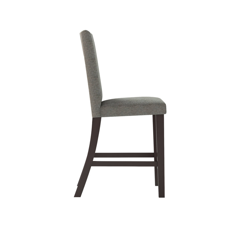 grey Counter Height Dining Chairs Set of 2 Rae Collection product image by CorLiving