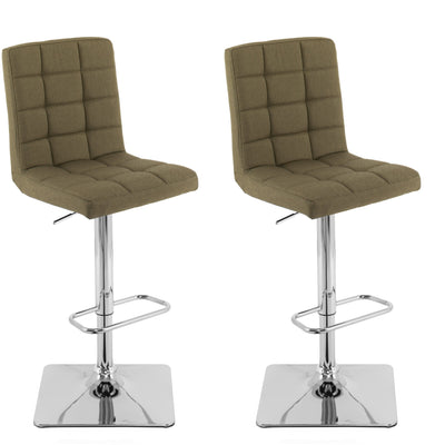 olive green High Back Bar Stools Set of 2 Quinn Collection product image by CorLiving#color_olive-green