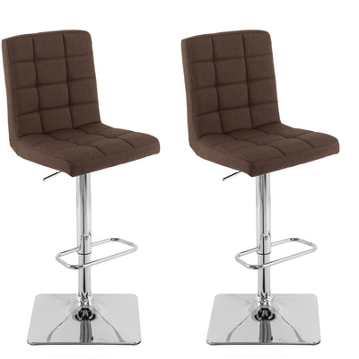 dark brown High Back Bar Stools Set of 2 Quinn Collection product image by CorLiving#color_dark-brown