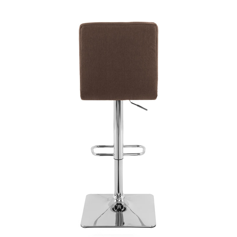 dark brown High Back Bar Stools Set of 2 Quinn Collection product image by CorLiving