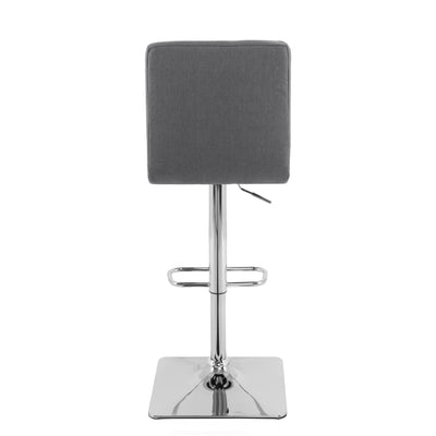 grey High Back Bar Stools Set of 2 Quinn Collection product image by CorLiving#color_grey