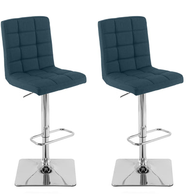 dark blue High Back Bar Stools Set of 2 Quinn Collection product image by CorLiving#color_dark-blue