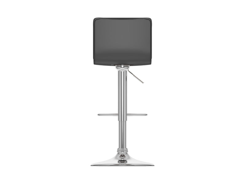 black Swivel Bar Stools Set of 2 Zion Collection product image by CorLiving