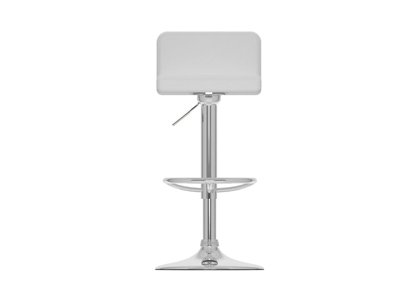 white Low Back Bar Stools Set of 2 Atlas Collection product image by CorLiving