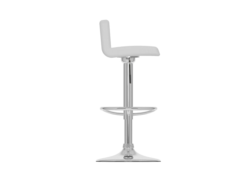 white Low Back Bar Stools Set of 2 Atlas Collection product image by CorLiving