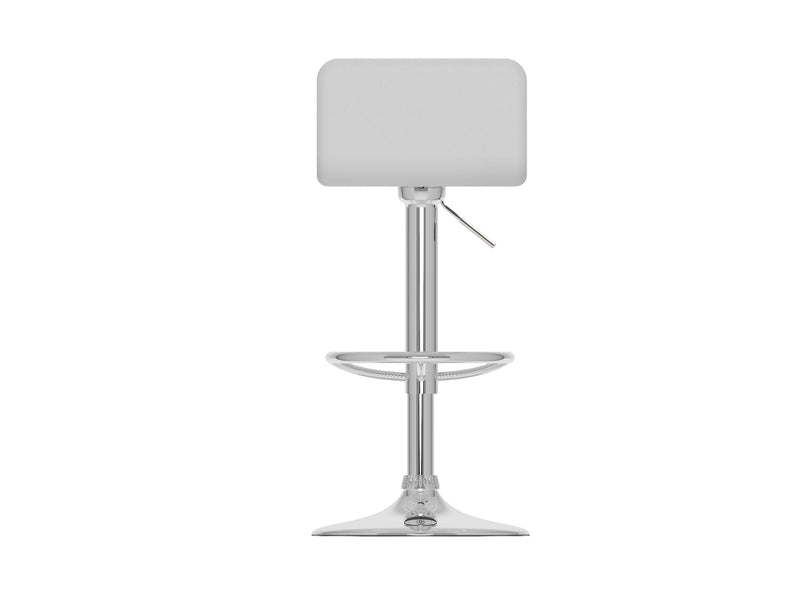 white Low Back Bar Stools Set of 2 Atlas Collection product image by CorLiving