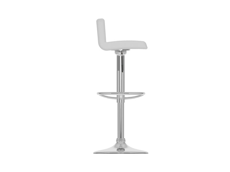 white Low Back Bar Stools Set of 2 Atlas Collection product image by CorLiving