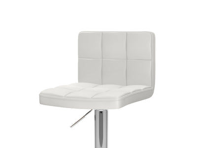 white Swivel Bar Stools Set of 2 Zion Collection detail image by CorLiving#color_white