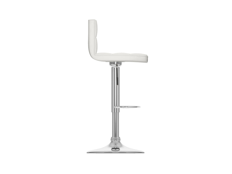 white Swivel Bar Stools Set of 2 Zion Collection product image by CorLiving