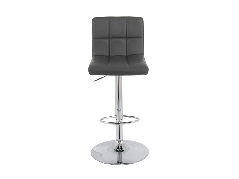 dark grey Black Bar Stools Set of 2 Silas Collection product image by CorLiving