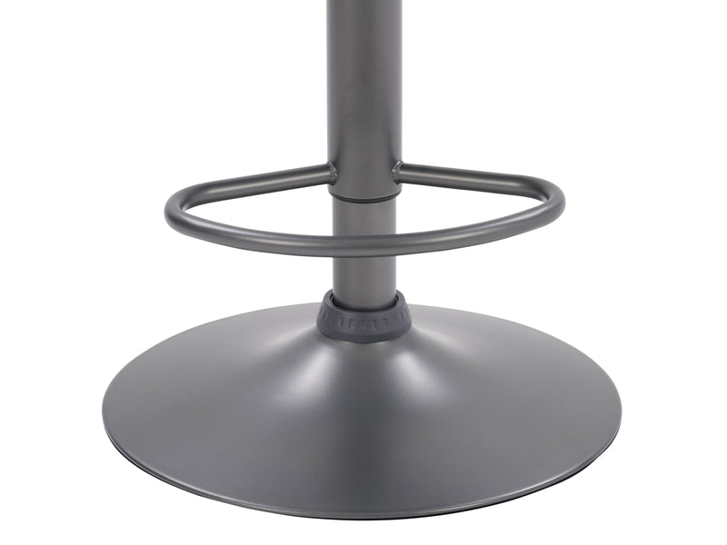 grey Swivel Bar Stools Set of 2 Palmer Collection detail image by CorLiving