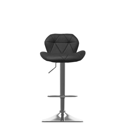black Bar Stools with Backs Set of 2 Mateo Collection product image by CorLiving#color_black