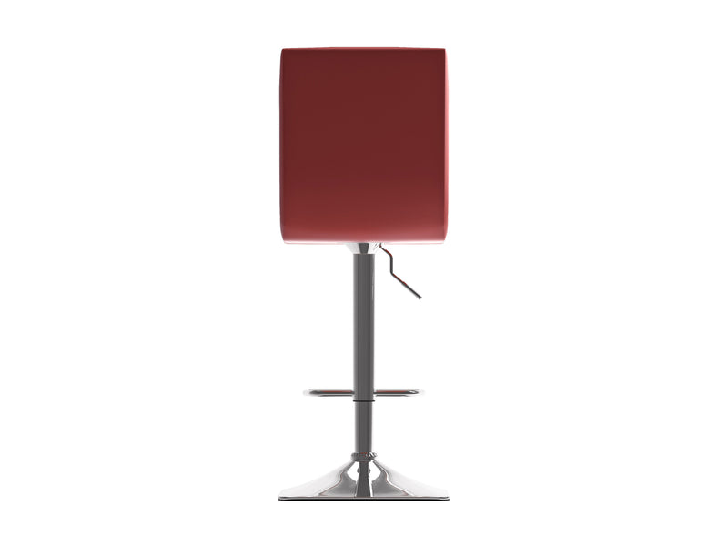 red High Back Bar Stools Set of 2 Xavier Collection product image by CorLiving