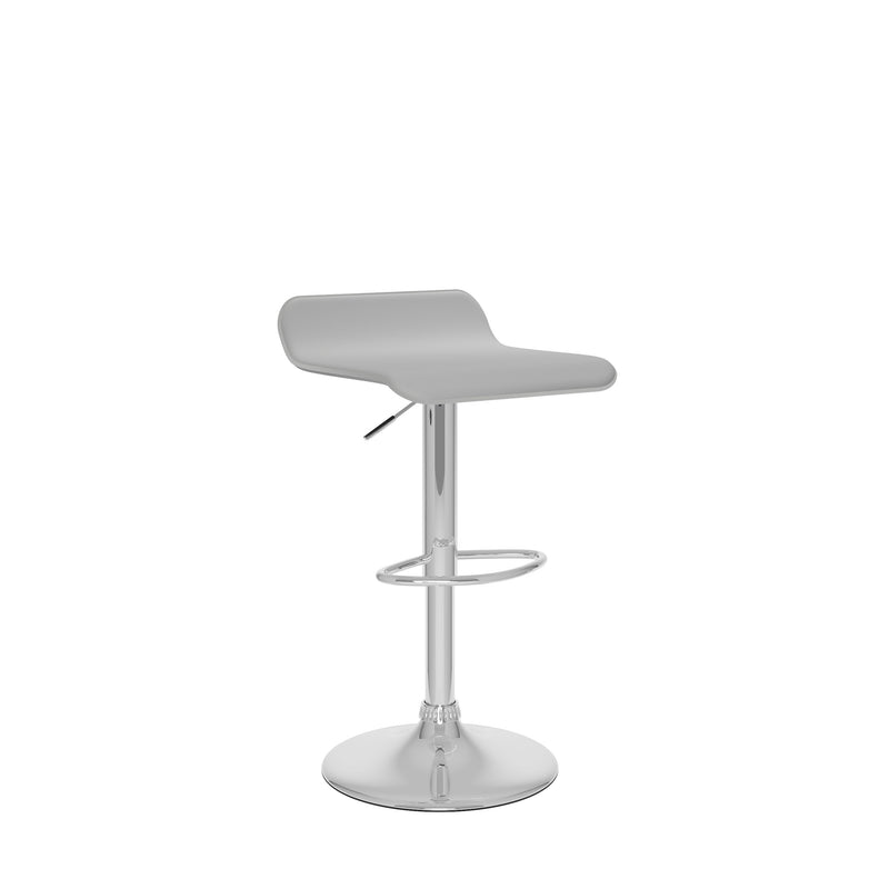 white Low Back Bar Stools Set of 2 Theo Collection product image by CorLiving