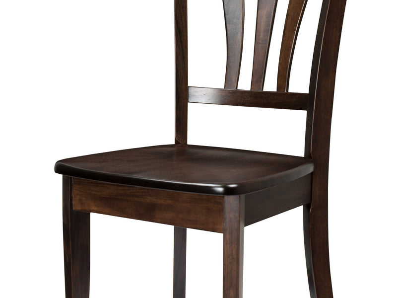 Dillon Cappuccino Solid Wood Dining Chairs, Set of 2 detail image