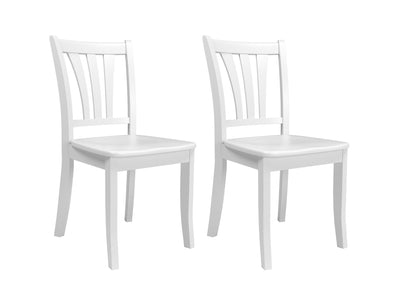 white Extendable Dining Set, 5pc Dillon Collection detail image by CorLiving#color_dillon-white