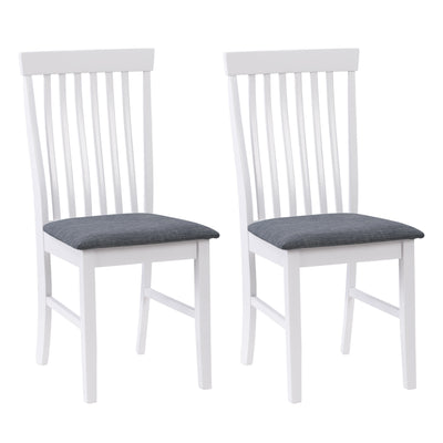 White Wooden Chairs, Set of 2 Michigan Collection product image by CorLiving#color_white