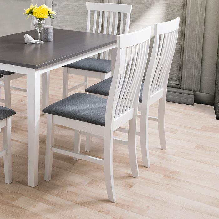 White Wooden Chairs, Set of 2 Michigan Collection product image by CorLiving