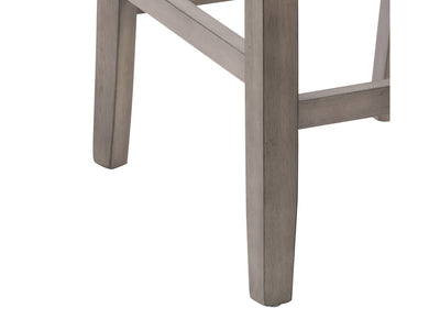 washed grey Counter Height Dining Chairs, Set of 2 Tuscany Collection detail image by CorLiving#color_washed-grey