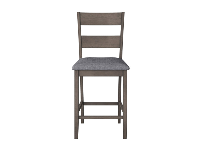 washed grey Counter Height Dining Chairs, Set of 2 Tuscany Collection product image by CorLiving