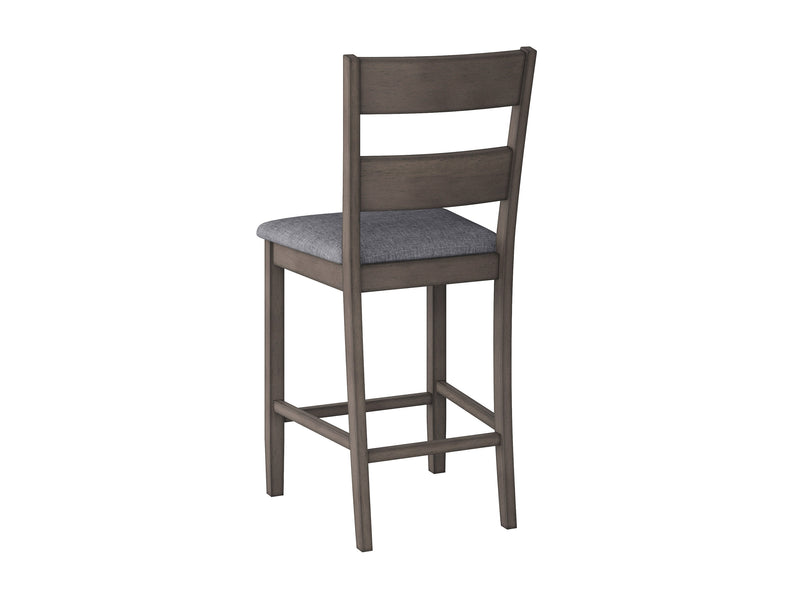 washed grey Counter Height Dining Chairs, Set of 2 Tuscany Collection product image by CorLiving