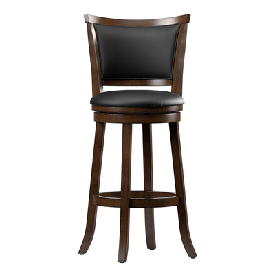 black Bar Height Bar Stools Set of 2 Wesley Collection product image by CorLiving#color_black