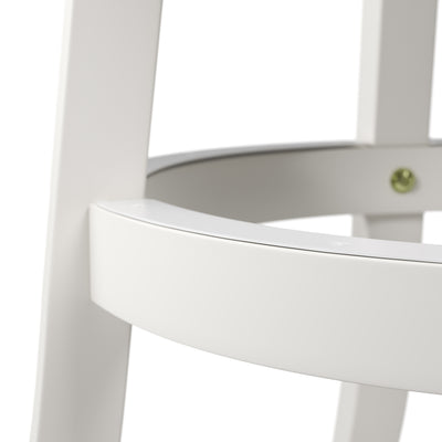 white Bar Height Bar Stools Set of 2 Wesley Collection detail image by CorLiving#color_white